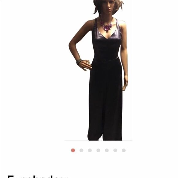 Eyeshadow Purple Jumpsuit Size Medium NWT - Picture 3 of 9